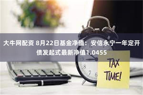 大牛网配资 8月22日基金净值：安信永宁一年定开债发起式最新净值1.0455